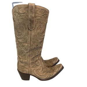 Old Gringo genuine leather with embroidery size US7.5 in very good condition